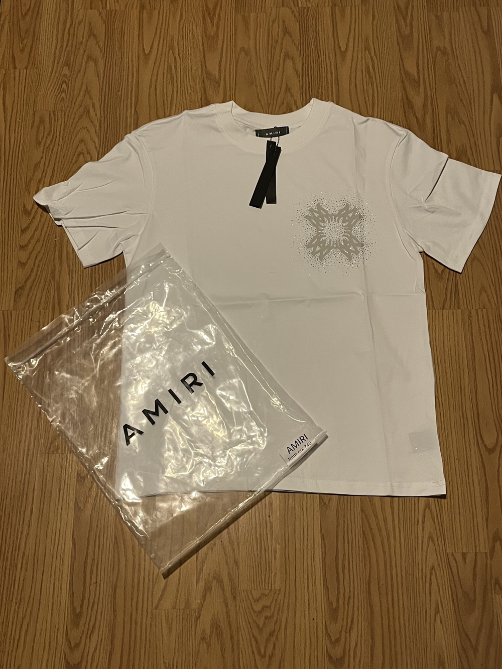 AMIRI Men’s White Logo Graphic T-Shirt